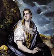 GRECO, El Mary Magdalen in Penitence oil painting on canvas